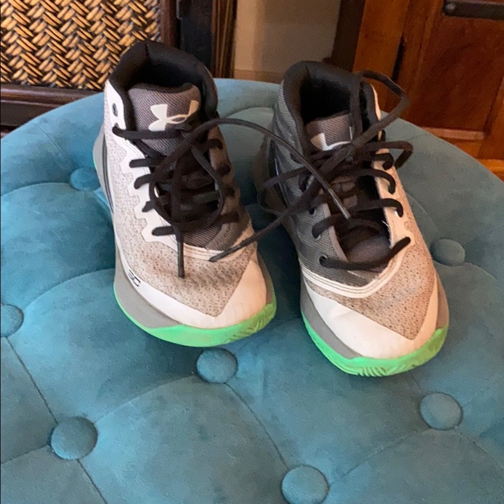 Boys Under Armour high tops